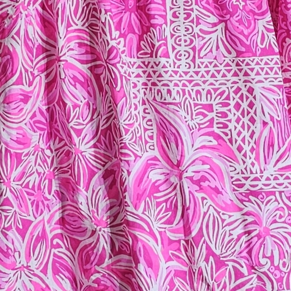 Lilly Pulitzer Shirt Size XL Off the Shoulder Top Free Gift Included - Picture 4 of 6